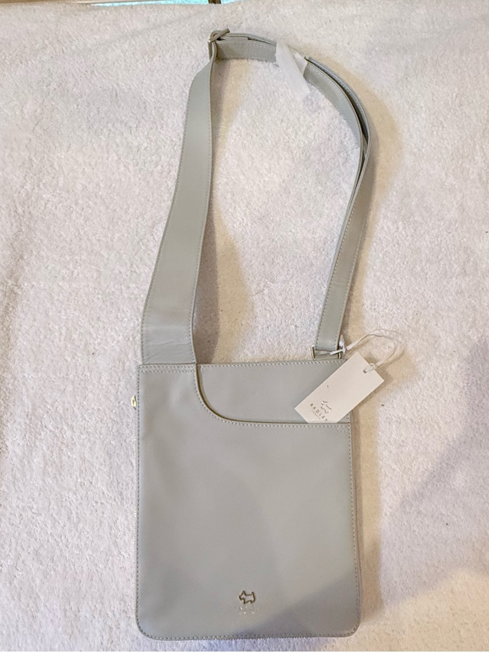 Radley London Minimal Crossbody Bag in Light Gray